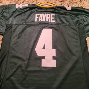 Reebok NFL Authentic Embroidered Brett Favre Packers Jersey Embroidered Xl + 2
